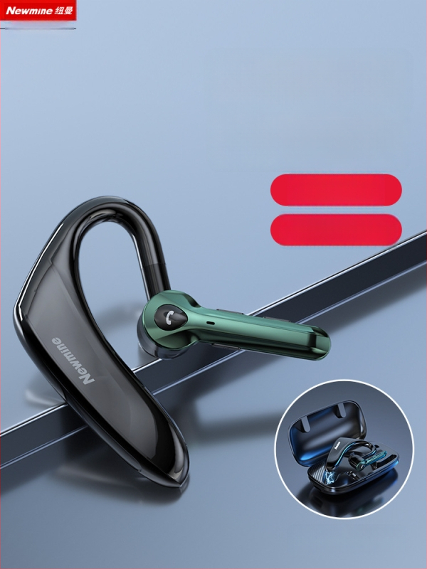 Belaidės Bluetooth ausinės vienai ausiai, sportinio stiliaus, skirtos važiavimui, triukšmo slopinimas, itin ilga baterijos veikimo trukmė