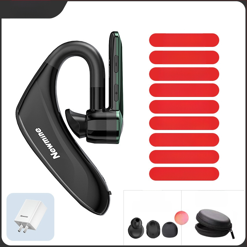 Belaidės Bluetooth ausinės vienai ausiai, sportinio stiliaus, skirtos važiavimui, triukšmo slopinimas, itin ilga baterijos veikimo trukmė