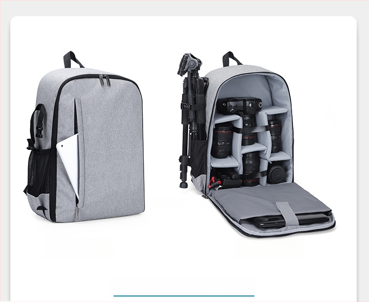 SLR fotoaparato krepšys – kuprinė, nailonas, unisex, fotografijos krepšys