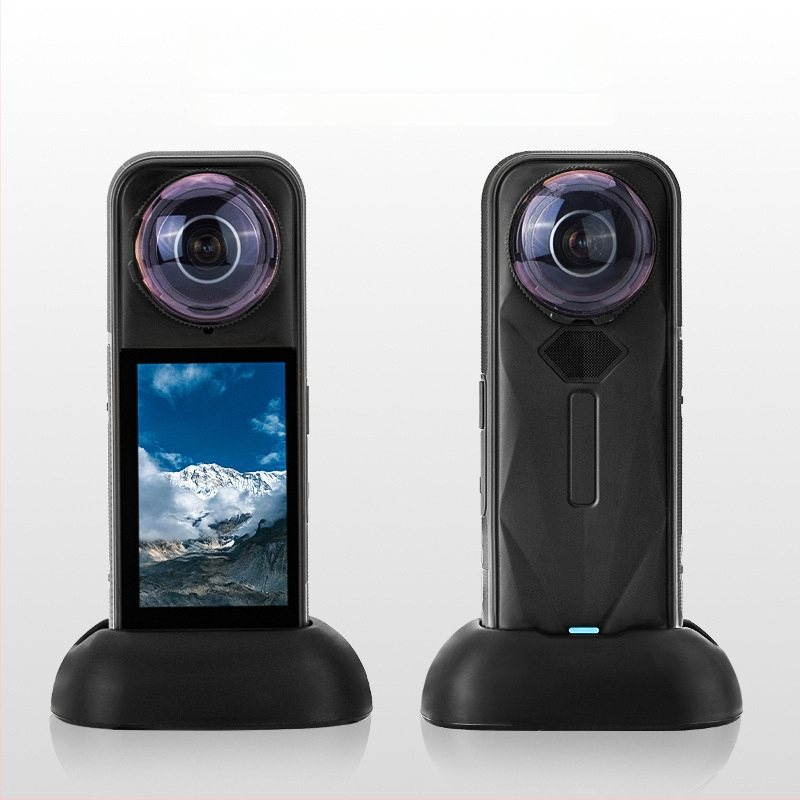 Insta360 X5 Silikono Stalo Pagrinda su Filmavimo Klipu ir Fiksuota X4 Atrama - Modelis X5004
