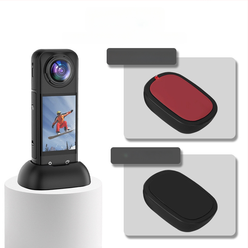 Insta360 X5 Silikono Stalo Pagrinda su Filmavimo Klipu ir Fiksuota X4 Atrama - Modelis X5004