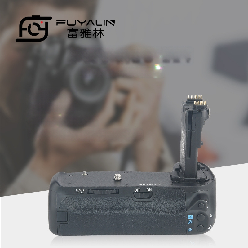 SLR laikiklis BG-E14 Canon EOS 90D/80D/70D – ABS medžiaga, vertikalus laikiklis su vibracijos stabdymu, vientisas dizainas