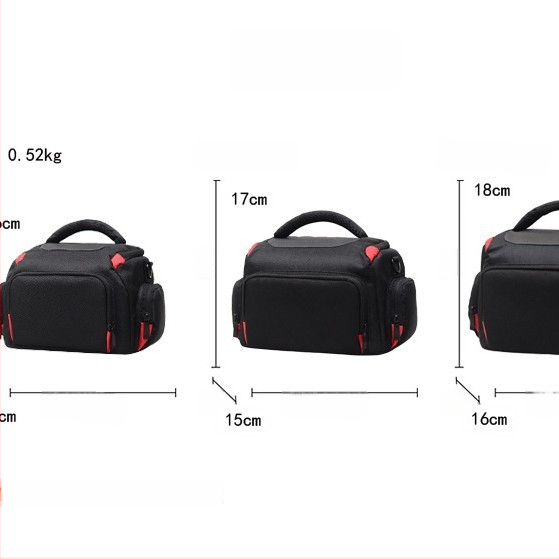 DSLR fotoaparato krepšys pečių dirželiu, Nikon, poliesteris, anti-theft, smūgiams atspari, suderinama su D3200 D90 D7000 D7100 D7200 D3300 D5300
