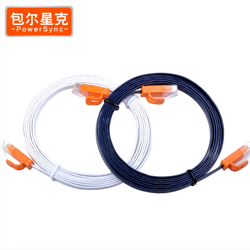 Cat6 plokščias Ethernet kabelis, grynas varis, Gigabit