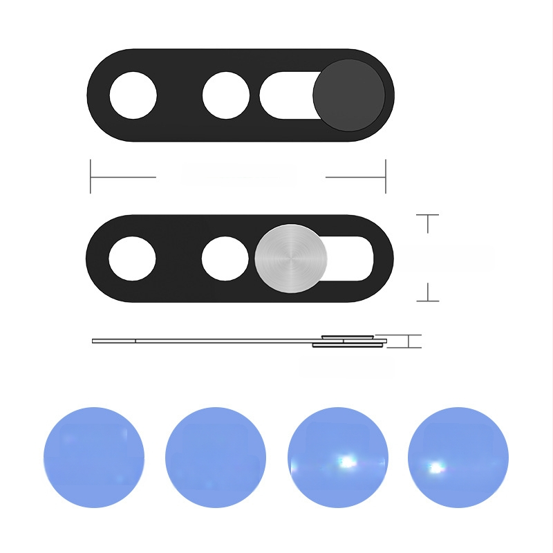 Išmaniojo telefono objektyvo dangtelis — privatumo apsauga, XF17, montavimas iki 30 mm, pritaikymas pagal nuotraukas