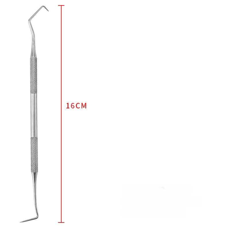 Nerūdijančio plieno dantų įrankių rinkinys naminiams gyvūnėliams — burnos sondos ir akmenų valymo įrankis, 55 g