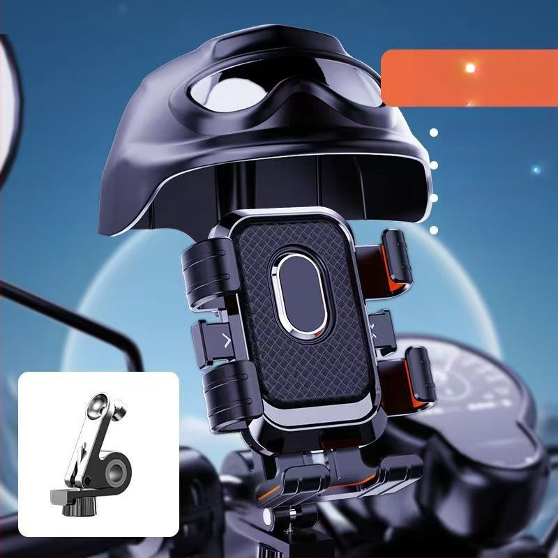 Velosipēda tālruņa turētājs un velosipēdu statīvs - pret vibrācijām, plastmasas, pielāgojams, vispārējai lietošanai