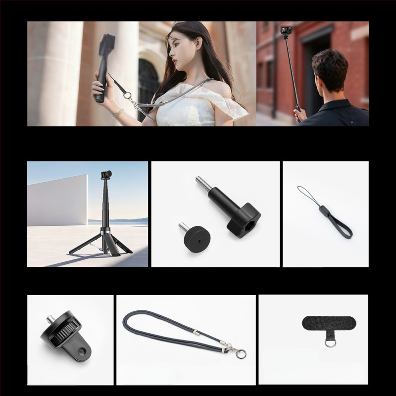Käeshoitav Selfie Stick, L5pro standardversioon, universaalne DJI Action 6/54 Pro ja Shadow Stone GoPro jaoks, alumiiniumisulam, OEM/ODM logos