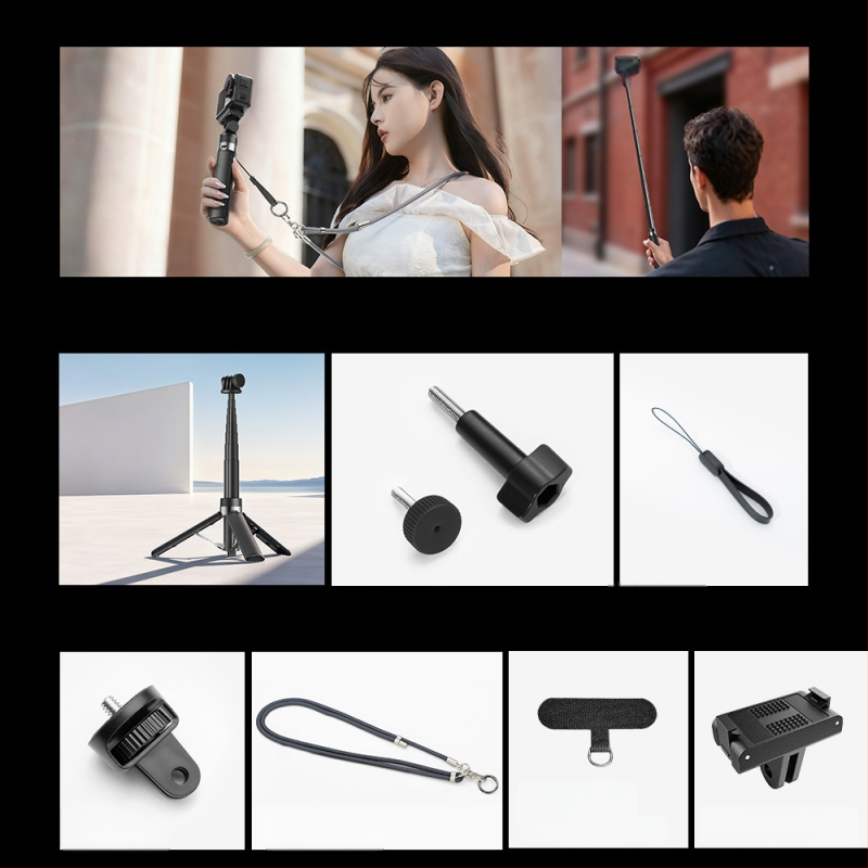 Käeshoitav Selfie Stick, L5pro standardversioon, universaalne DJI Action 6/54 Pro ja Shadow Stone GoPro jaoks, alumiiniumisulam, OEM/ODM logos