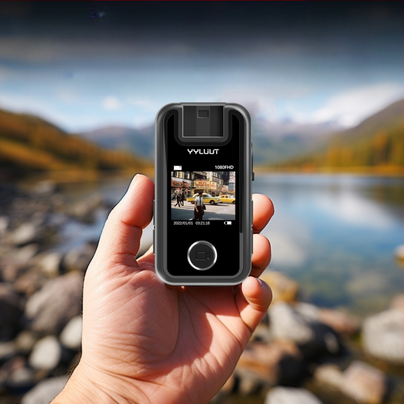 Motociklo dash cam L9 su 140° matomo kampu, 800 000 pikselių, SD kortelė iki 64 GB, atspari vandeniui, HD stabilizavimas