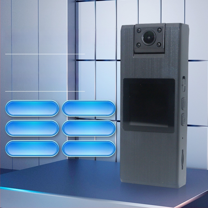 Teisėsaugos kūno kamera, 4K 2160P, 90° matymo kampas, Wi-Fi, USB/HDMI išvestis, palaiko TF kortelę iki 128 GB