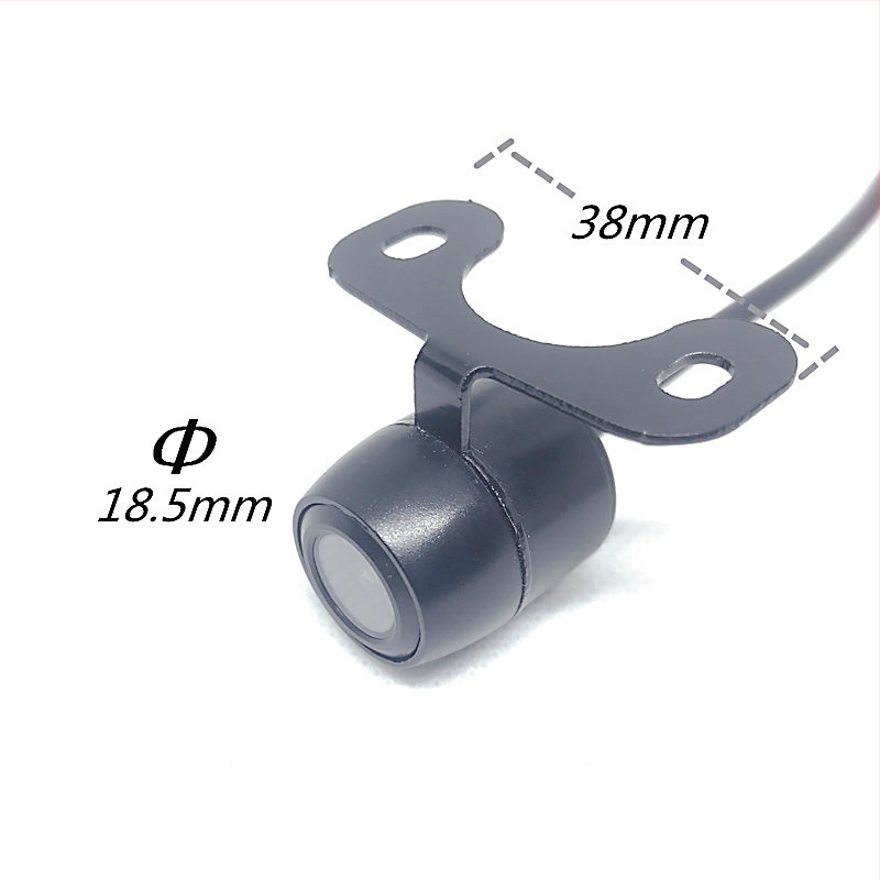 Priekinė ir galinė dvigubo naudojimo kamera stovėjimui, 12V automobiliui, HD 18.5, raiška 688x488, CVBS, 90° reguliuojamas