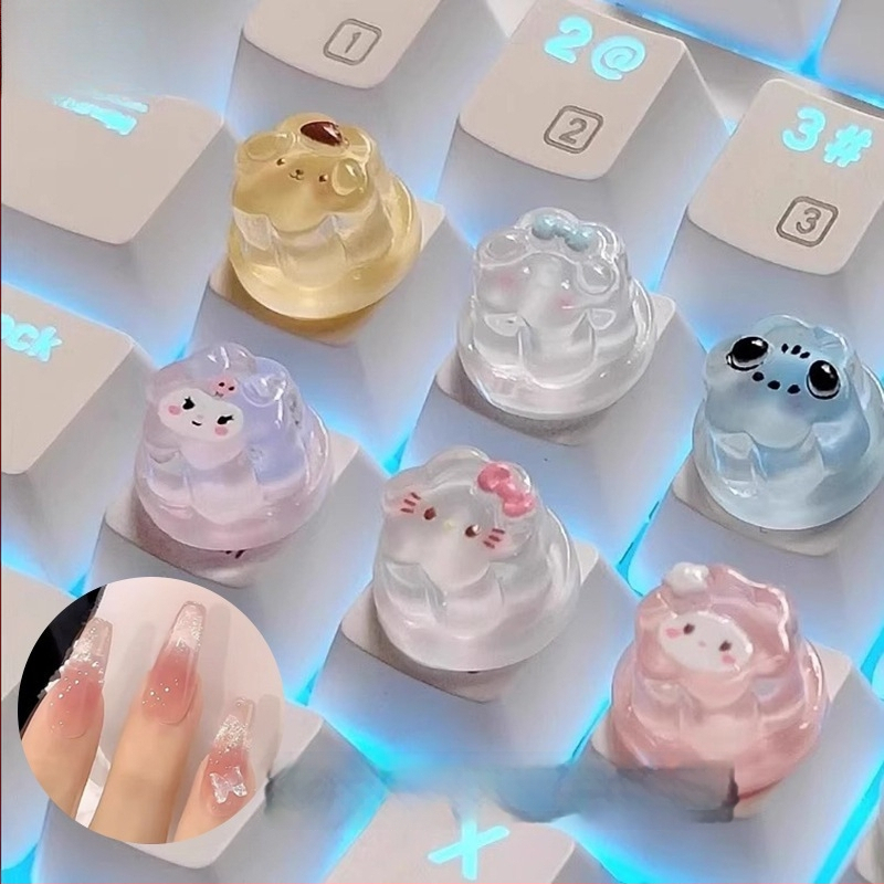 Klaviatūros klavišų dangteliai — gražūs ilgi nagai, manikiūro pagalbininkas, rašymui ir žaidimams, medžiaga Youfanggang