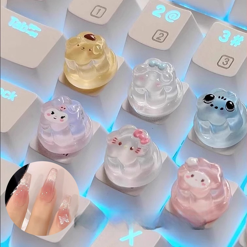 Klaviatūros klavišų dangteliai — gražūs ilgi nagai, manikiūro pagalbininkas, rašymui ir žaidimams, medžiaga Youfanggang