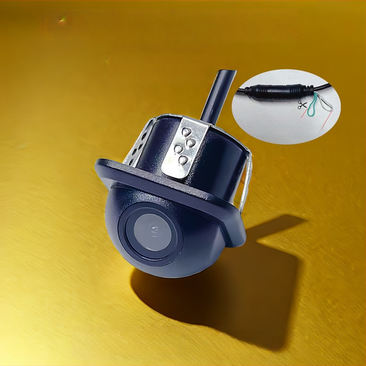 CCD dviejų jungiklių kupolinė automobilių kamera atbulinei vaizdai, plataus kampo