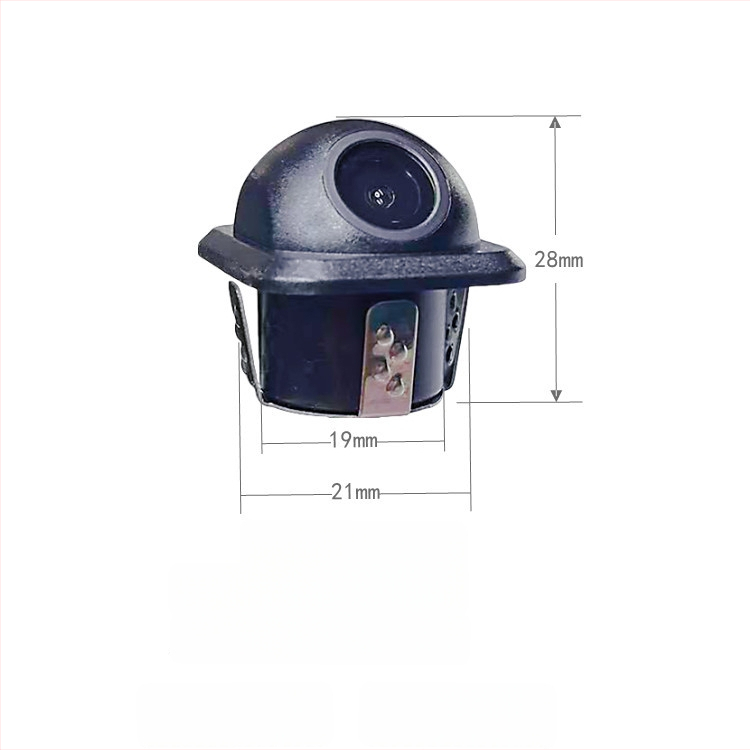 CCD dviejų jungiklių kupolinė automobilių kamera atbulinei vaizdai, plataus kampo