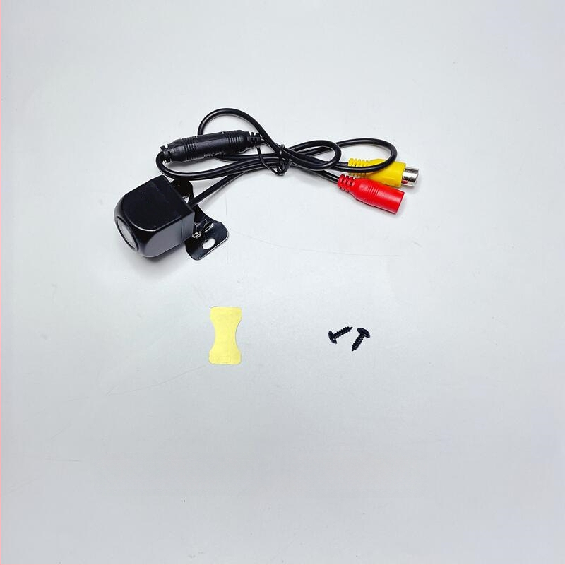 Automobilio atbulinės eigos kamera CCD-17, infraraudonųjų spindulių naktinis matymas, platus kampas, montuojama į transporto priemonę (CCD-17, 12V, CVBS)