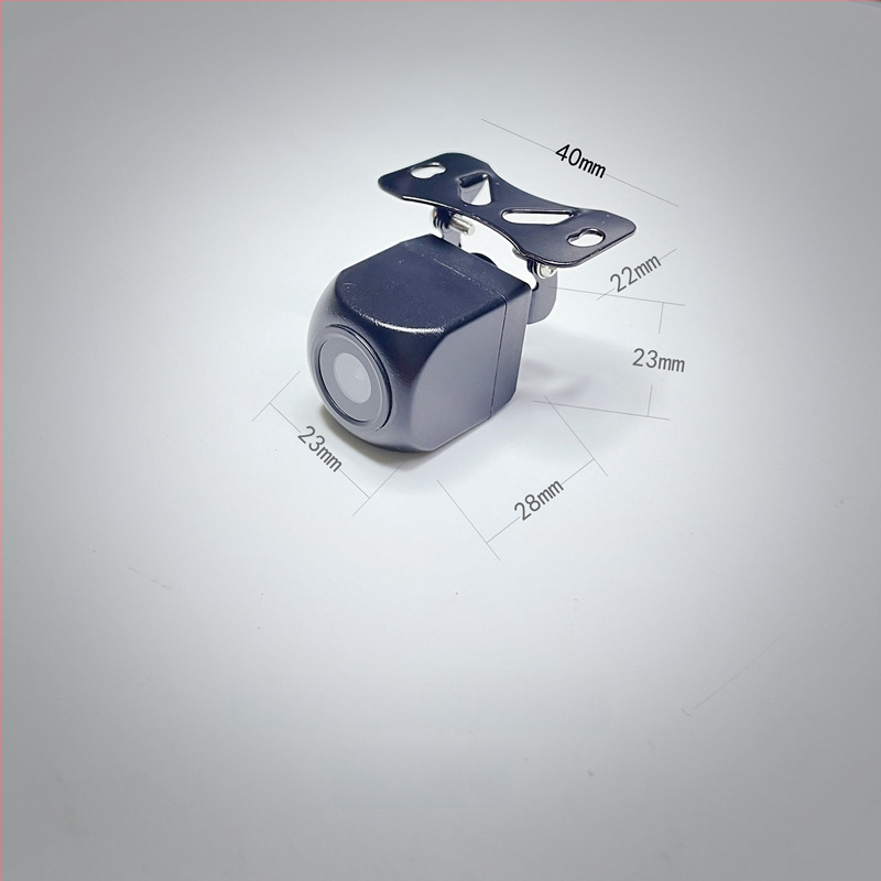 Automobilio atbulinės eigos kamera CCD-17, infraraudonųjų spindulių naktinis matymas, platus kampas, montuojama į transporto priemonę (CCD-17, 12V, CVBS)