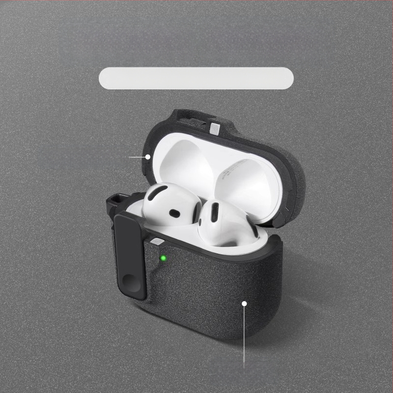 TPU aizsargkalns AirPods – daudzfunkcionāla, pārnēsājama, universāla; injekcijas formēšana, savietojama ar Apple un Huawei