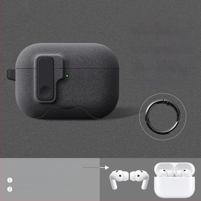 TPU aizsargkalns AirPods – daudzfunkcionāla, pārnēsājama, universāla; injekcijas formēšana, savietojama ar Apple un Huawei