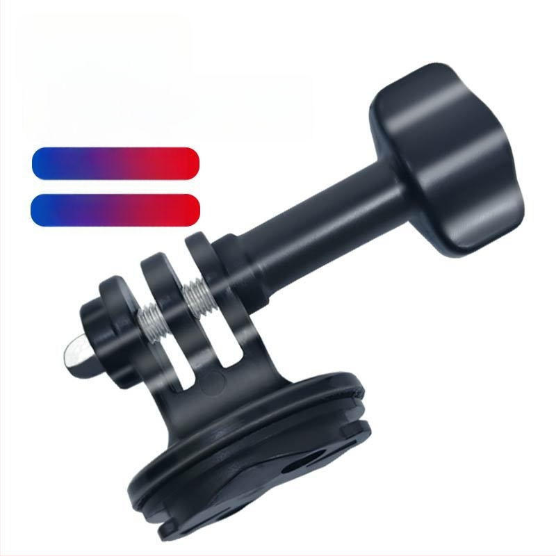 Velosipēdu datoru turētāja adapteris akcijas kamerām – bāze GoPro, Garmin, Insta360 (plastmasa, OEM)