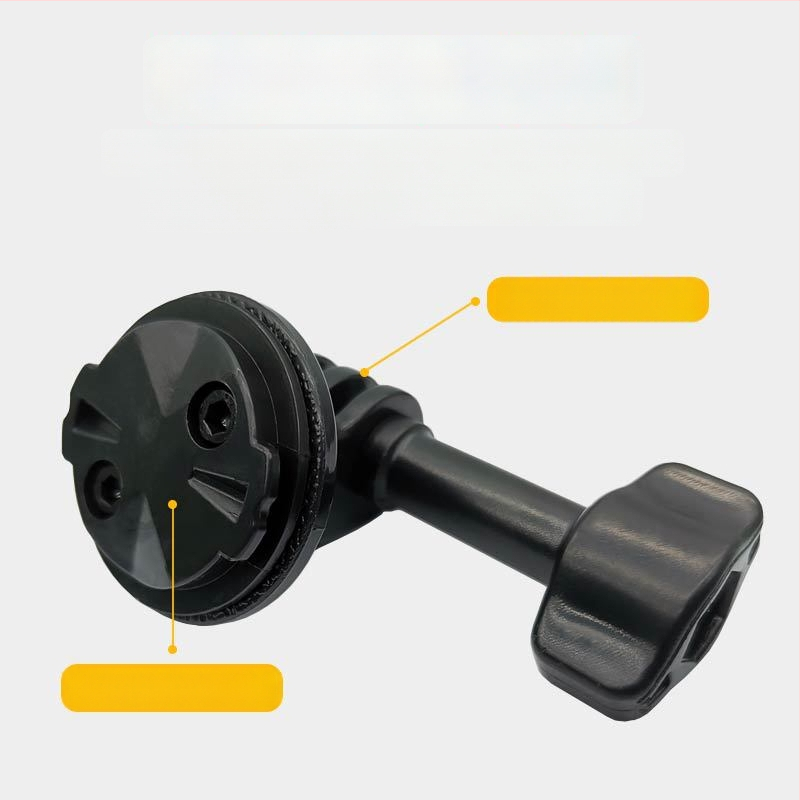 Velosipēdu datoru turētāja adapteris akcijas kamerām – bāze GoPro, Garmin, Insta360 (plastmasa, OEM)