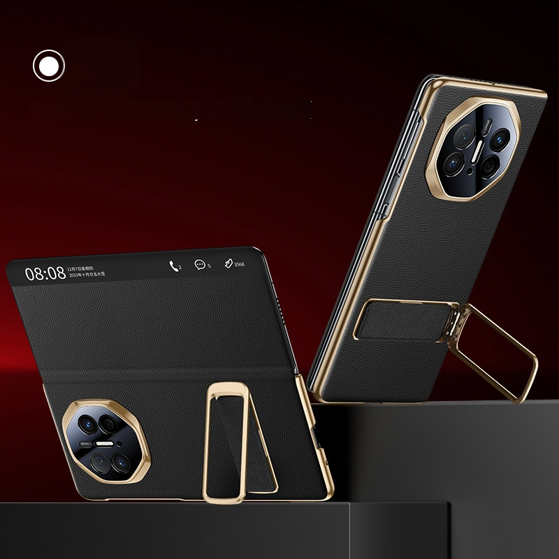 Huawei Mate X5 flip-top vāciņš, mākslīgā āda, elektroplēšana, biznesa stils