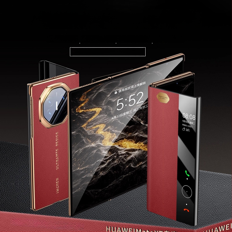 Kožno kućište Huawei Mate XT s pametnim prozorom, potpuna zaštita, XT preklopni zaslon, otporno na padove i ogrebotine, zaštitno kućište X