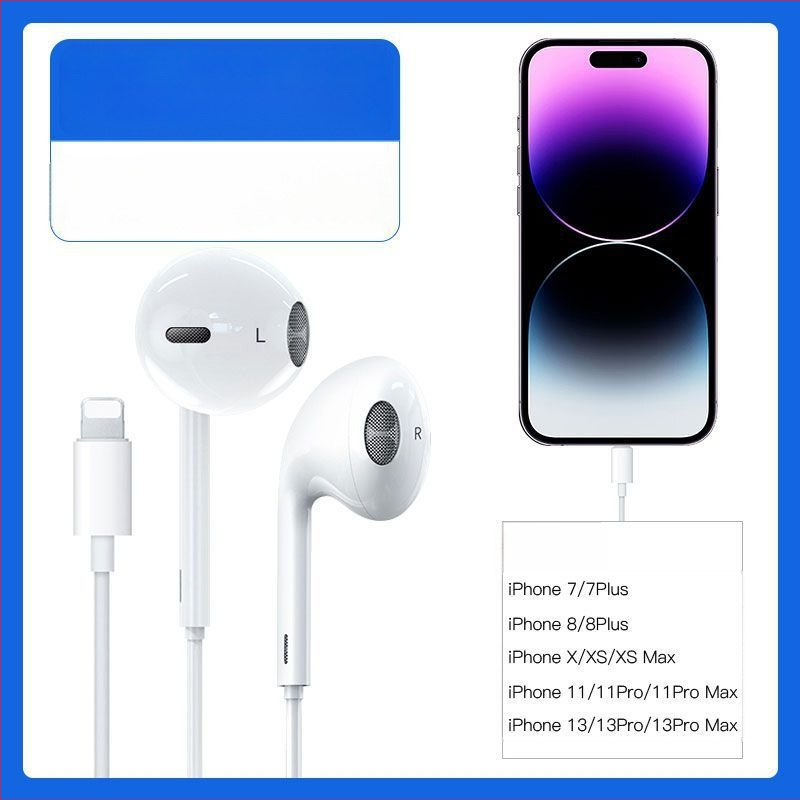 Bone Quality 008 Vadu in-ear austiņas, 1,2 m kabelis, saderīgas ar iOS