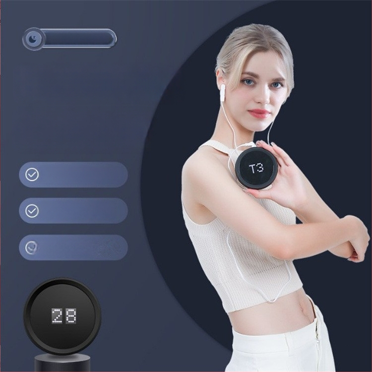 Kõrvaklipsi unemassaaž mikrovoolu madala sagedusega impulssidega, laaditav sisseehitatud aku 500–800 mAh, 6–8 tunni tööiga, LED-ekraan, infrapunafüsioteraapia ja taimer