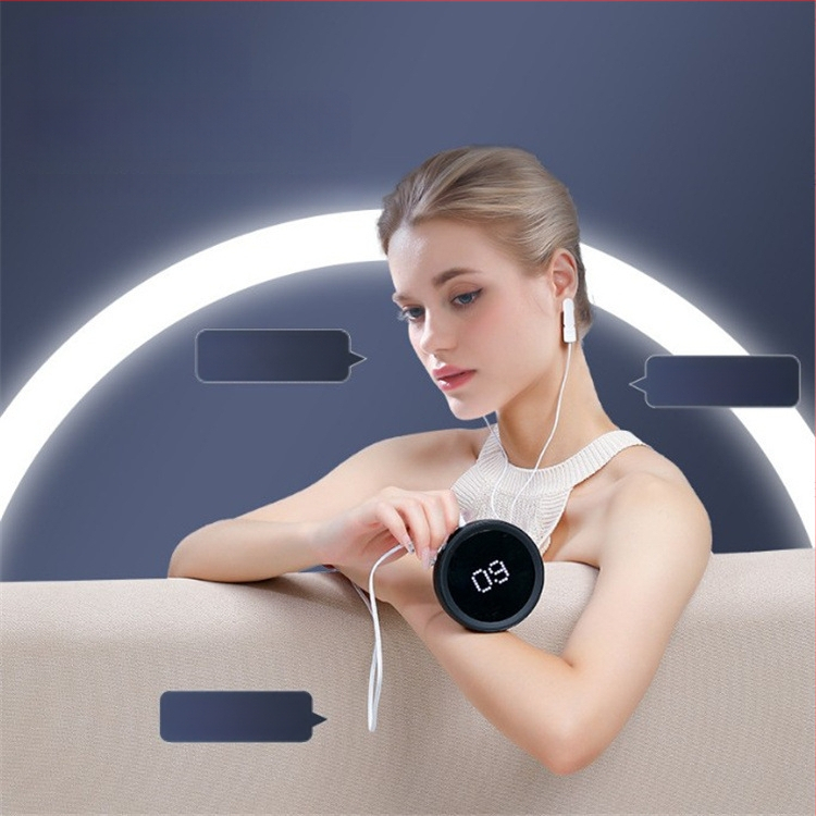 Kõrvaklipsi unemassaaž mikrovoolu madala sagedusega impulssidega, laaditav sisseehitatud aku 500–800 mAh, 6–8 tunni tööiga, LED-ekraan, infrapunafüsioteraapia ja taimer