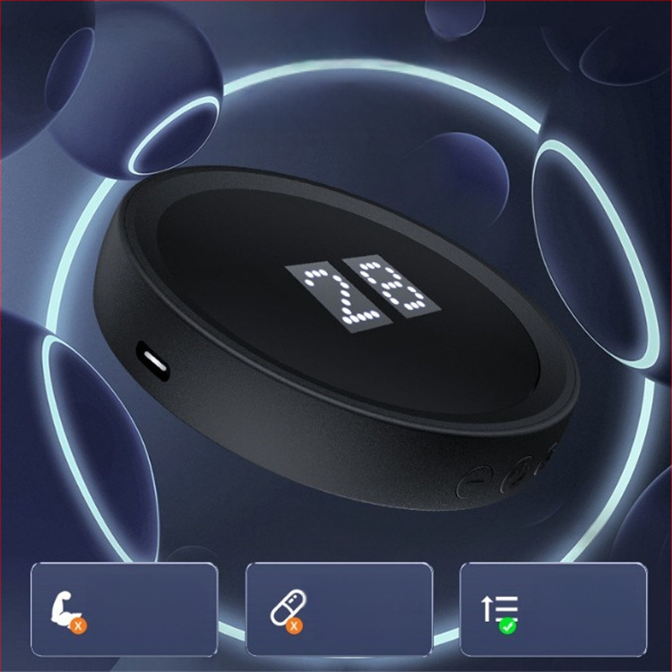 Kõrvaklipsi unemassaaž mikrovoolu madala sagedusega impulssidega, laaditav sisseehitatud aku 500–800 mAh, 6–8 tunni tööiga, LED-ekraan, infrapunafüsioteraapia ja taimer