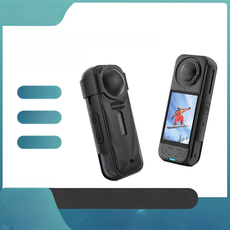 Insta360 X5 silikoonist kaitsekorpus objektiivi kaaslusega köis – tolmukindel ja kukkumiskindel täielik kaitse