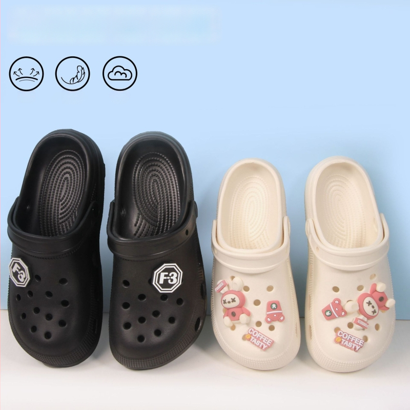 Unisex EVA klogai su reguliuojamu dirželiu, 2–3 cm storas padas, greitas džiūvimo, neslidūs, lengvi paplūdimiui ir sode