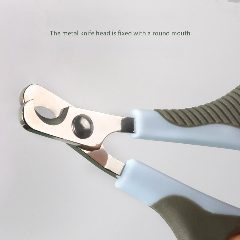 Dzīvnieku nagu šķēres kaķiem un suņiem ar apaļas atvēršanas dizainu; bez importa; bez licencētām privātām zīmēm