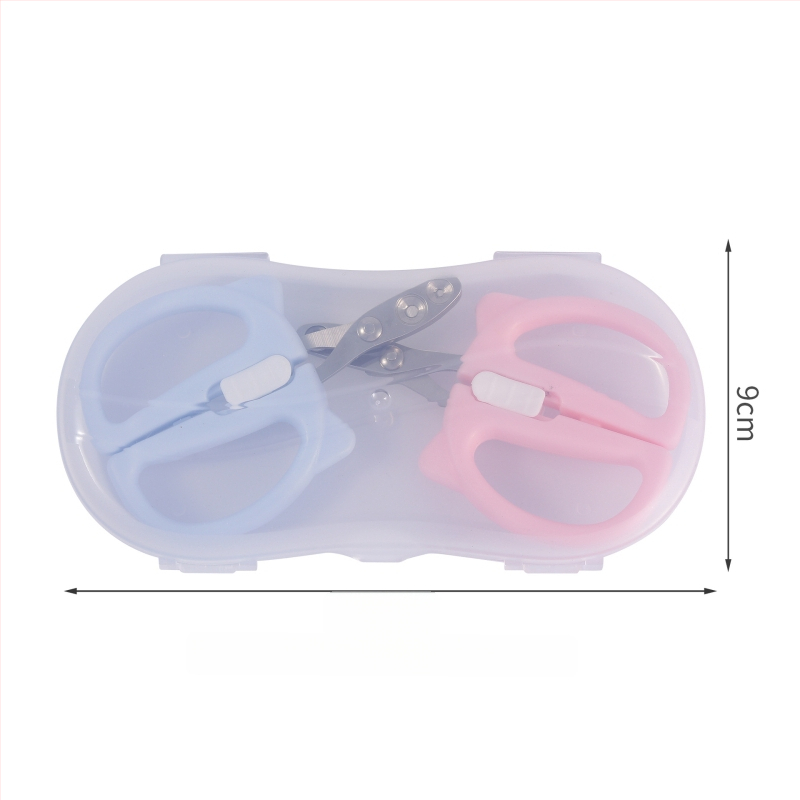 Mājdzīvnieku nagu šķēres činčilai un kaķim – pret asiņošanu, ar apaļu atvērumu dizains, piemērots iesācējiem