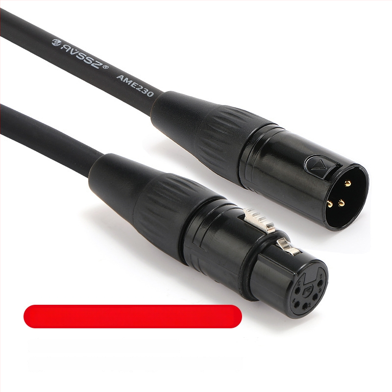 REAN DMX512 XLR signalni kabel, 5-pin na 3-pin, muški na ženski konektor, za osvjetljenje pozornice