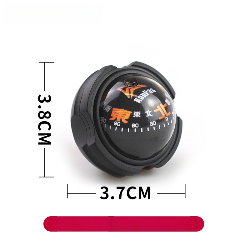 Automobiļu kompasa vadības bumba – augsta precizitāte, spīd, metāla korpuss (Materiāls: Metāls)