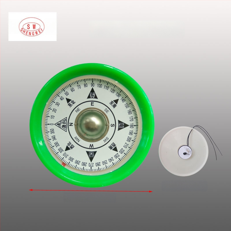 Jūras magnētiskais kompass ar triecienizturīgu korpusu, ūdensizturīgs, elektriski apgaismots