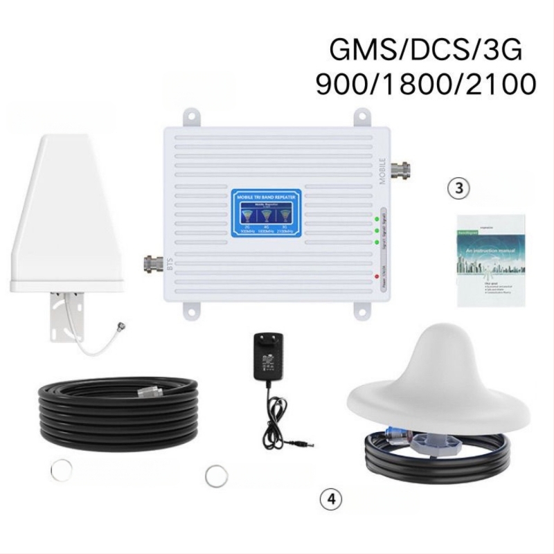 XR RFYT-SGDW penkių dažnių mobiliojo signalo stiprintuvas, 850/900/1800/2100/2600 MHz, FDD tinklas, aprėptis iki 600, svoris 0,8 kg