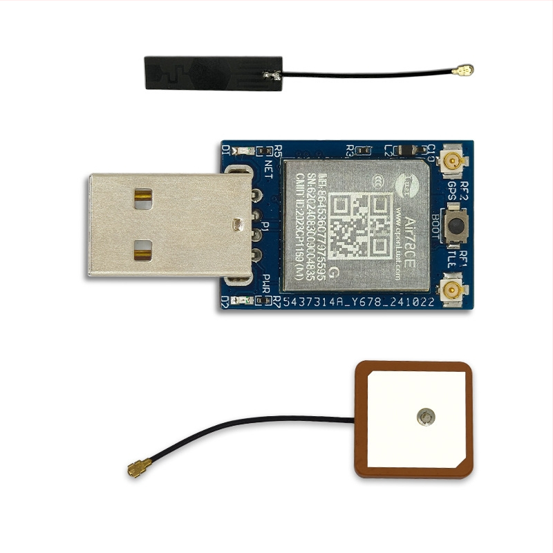 Air780E 4G USB interneta modulis ar GPS