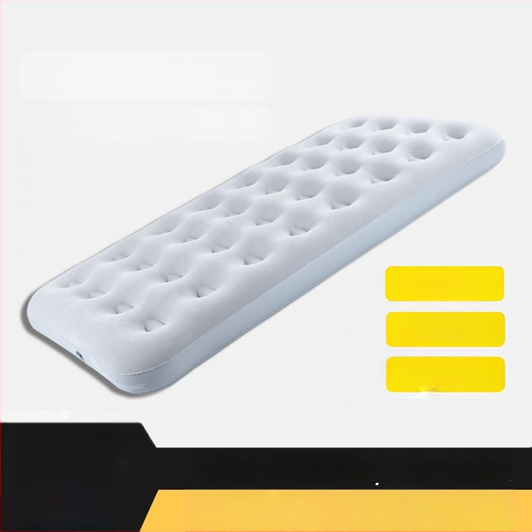 Pripučiamas lova lauko kempingui, savarankiškai pripučiamas, dviejų sluoksnių, sulankstomas, su išorine pompa