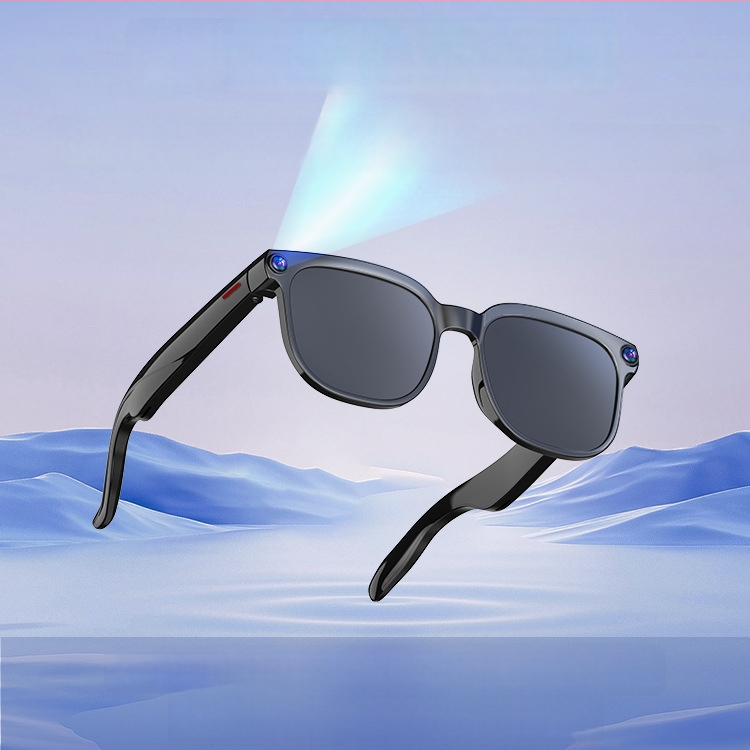 Inteligentné okuliare s 8MP kamerou so stabilizáciou na fotografovanie a nahrávanie videa; AI preklad; AI rozpoznávanie objektov; Bluetooth hudba a hovory