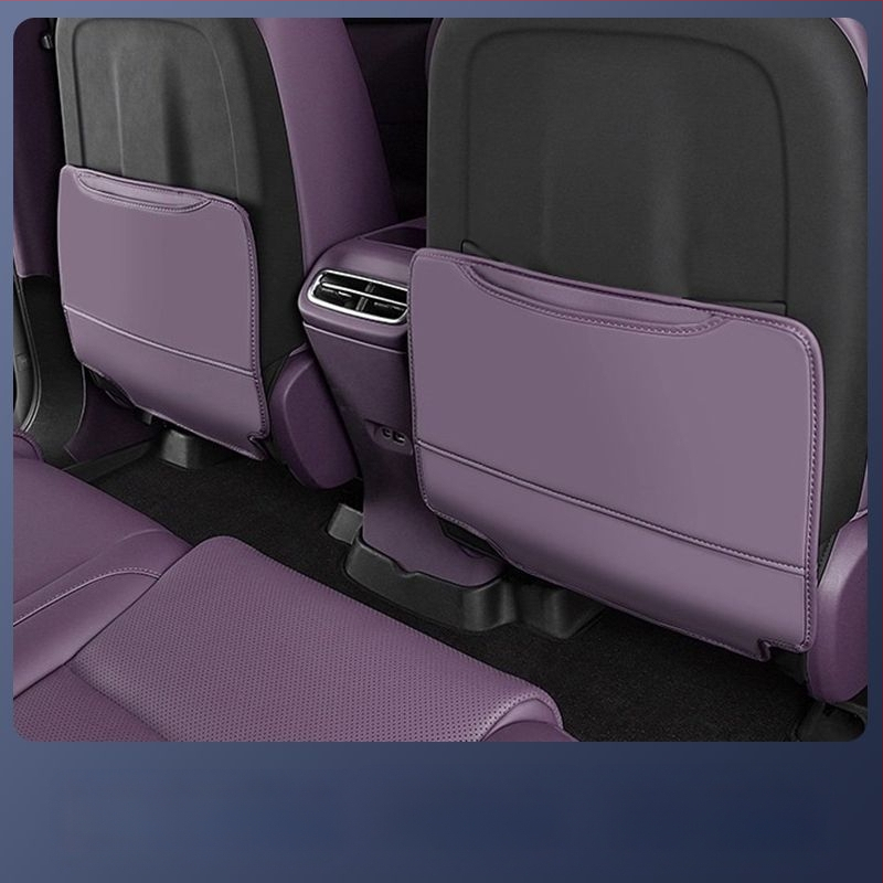 Кожено покритие за задната седалка против ударни натискания с джоб за съхранение и защита от износване за Leapmotor C10