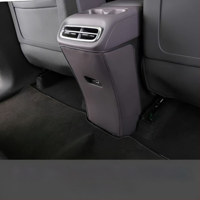 Кожено покритие за задната седалка против ударни натискания с джоб за съхранение и защита от износване за Leapmotor C10