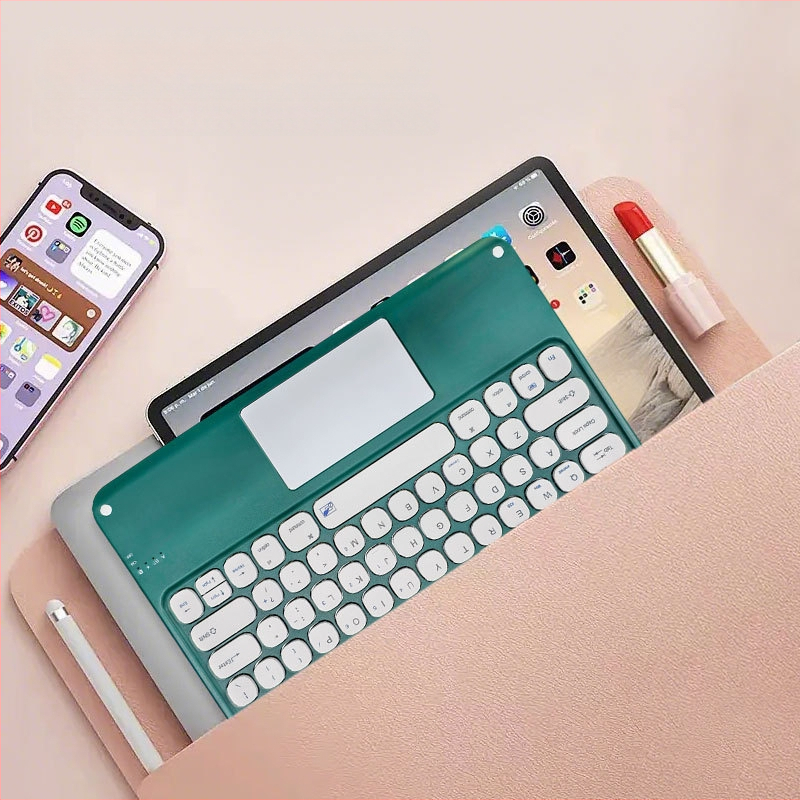 Bluetooth tipkovnica za laptop i tablet, 12,9 inča, ultra-tanka, bežična, prenosna, u stilu light punk