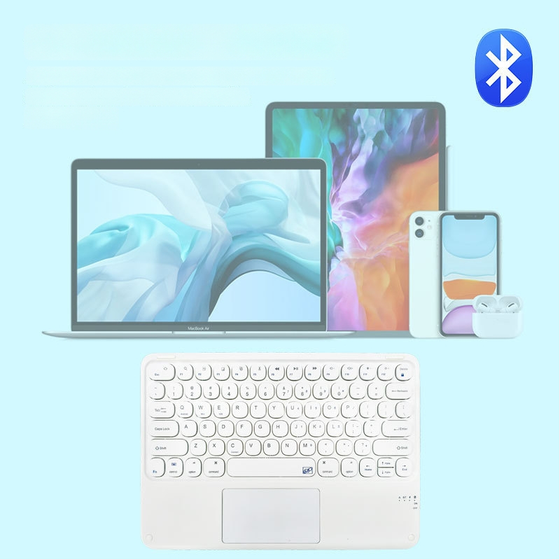 Bluetooth tipkovnica za laptop i tablet, 12,9 inča, ultra-tanka, bežična, prenosna, u stilu light punk