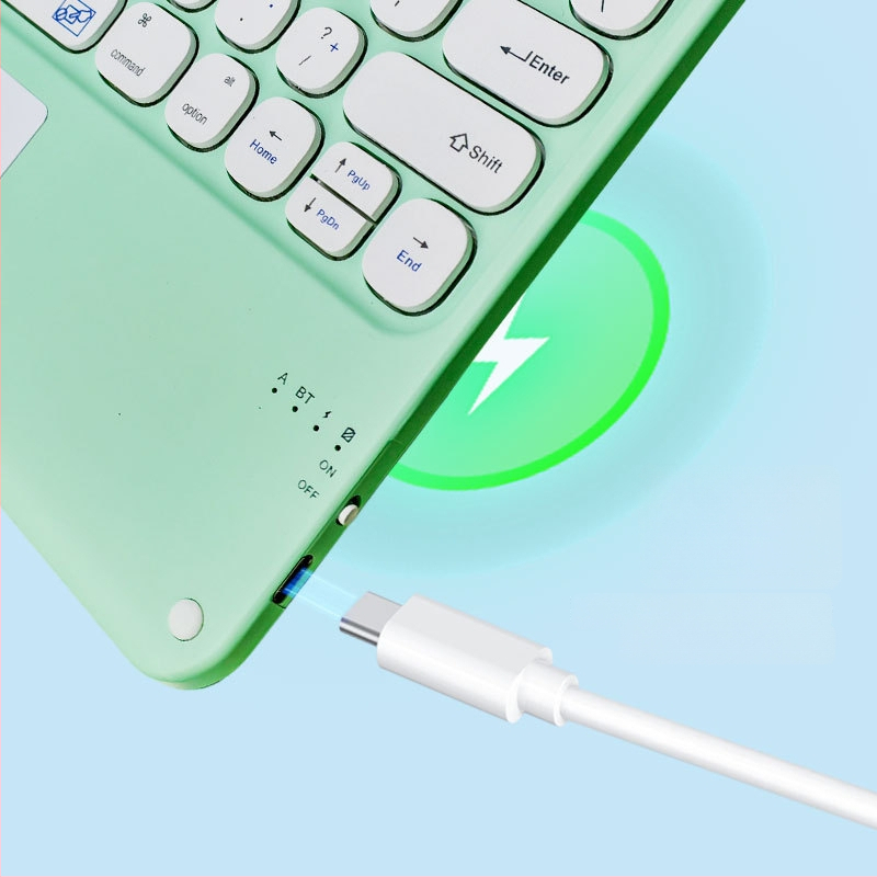 Bluetooth tipkovnica za laptop i tablet, 12,9 inča, ultra-tanka, bežična, prenosna, u stilu light punk