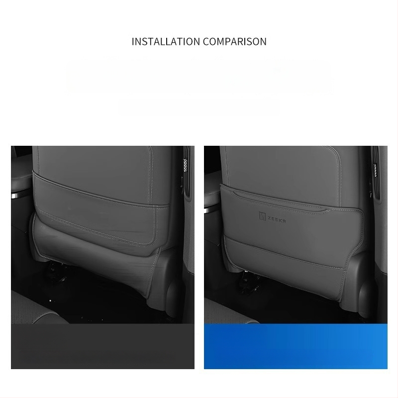 Zeekr 7X Задна седалка Анти-удар Подложка, PU кожа, Пълнеж от пяна, За всички сезони, Защита от надраскване, Едноцветен модел