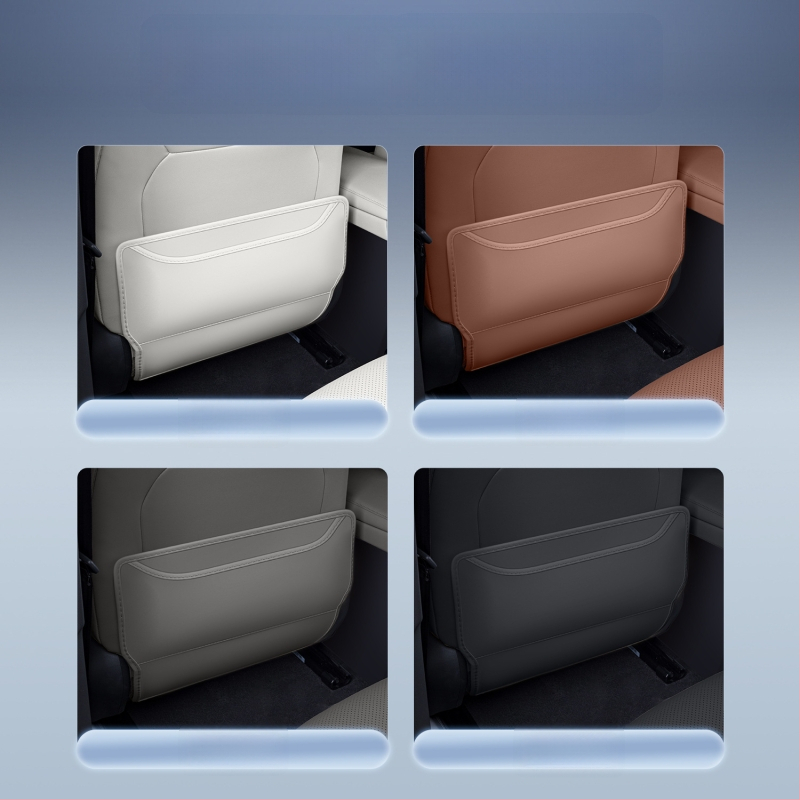 Кожена анти-ударна подложка за задната облегалка Denza N8L, всесезонна, персонализирана с печат на лого